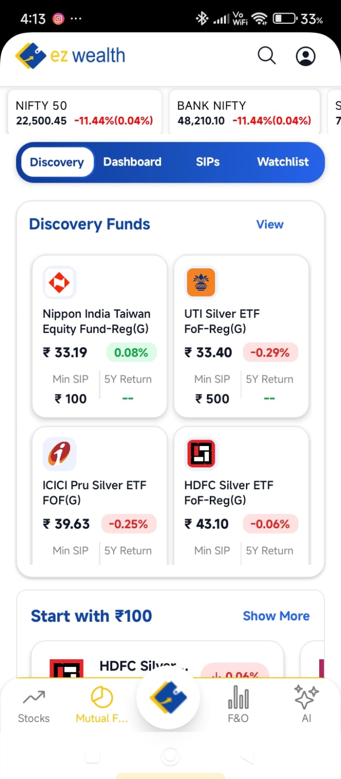 EZwealth app screen 6